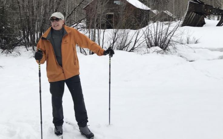 Dave Skoloda skiing at Red Mountain in Colorado